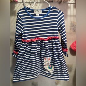 Girl’s 4/5 Marie Nicole Llama Dress